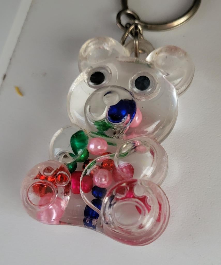 Leuke Sleutelhanger Beer met Rammelende Kraaltjes, Ophalen of Verzenden, Zo goed als nieuw, Knuffel of Figuurtje
