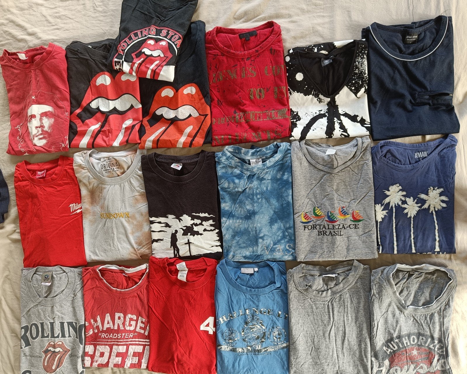 Lot 20 tshirts maat L nieuw & gedragen, Ophalen of Verzenden, Zo goed als nieuw, Maat 52/54 (L), Diverse merken