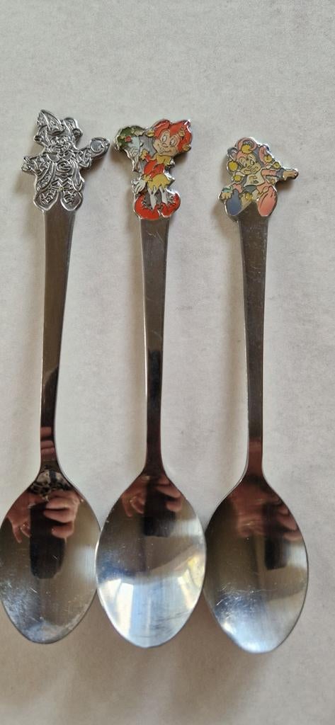 3 Efteling theelepels met Pardoes en vrienden, Ophalen of Verzenden, Gebruikt, Gebruiksvoorwerp