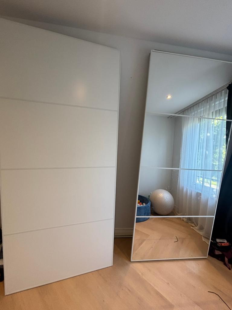 Ikea pax schuifdeuren 2x 100x236, Huis en Inrichting, Kasten | Kledingkasten, Ophalen, 100 tot 150 cm, 200 cm of meer, Zo goed als nieuw