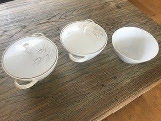 dekschalen set van 3, Ophalen