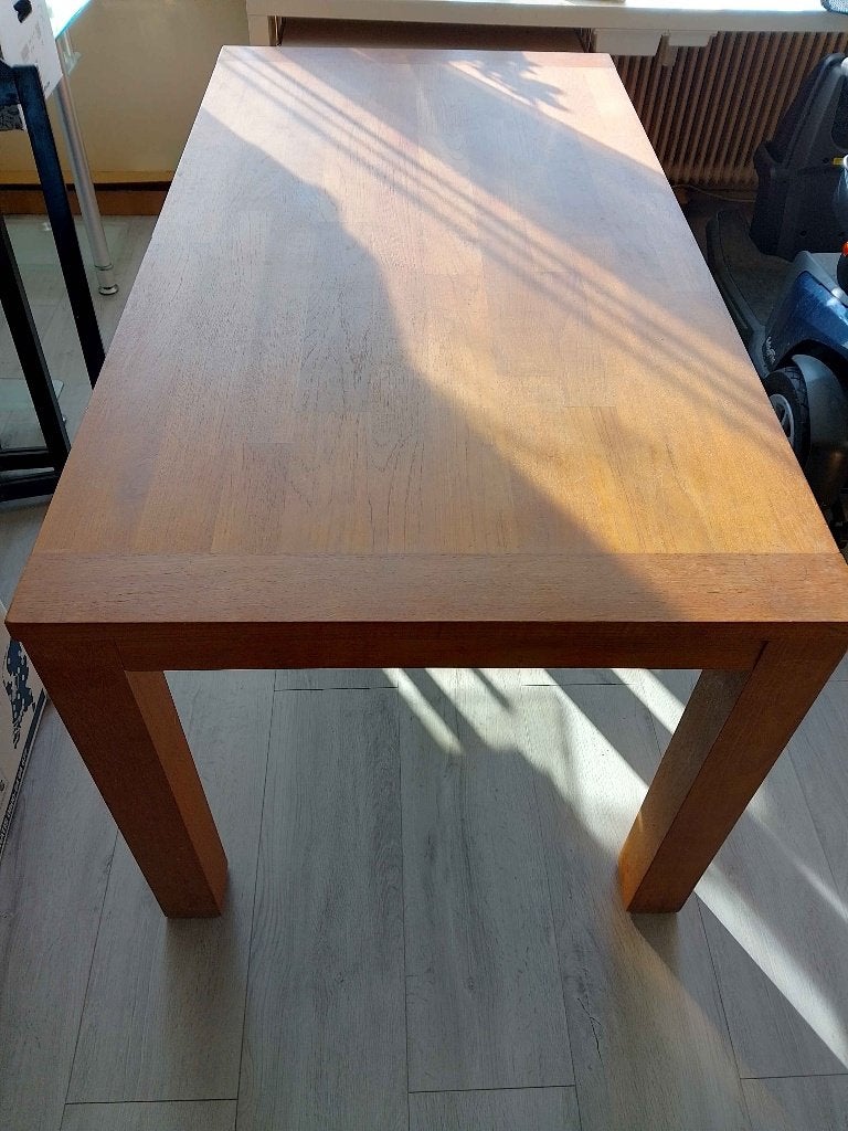 Houten Eettafel (160 cm / 4-6 personen), Ophalen, Gebruikt, 50 tot 100 cm, Kersenhout