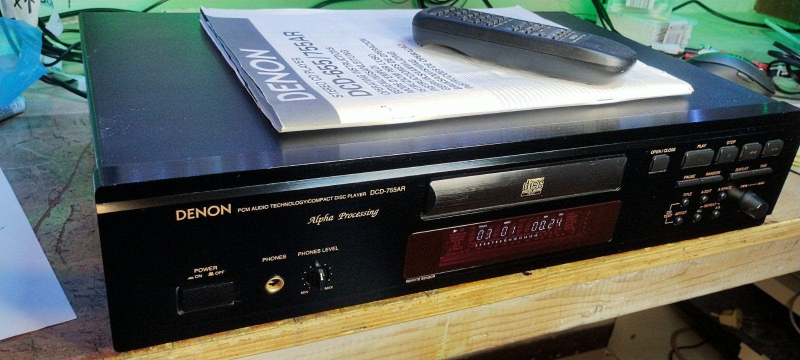 Denon DCD 755 AR met boekje + A.B., Audio, Tv en Foto, Cd-spelers, Ophalen, Overige merken