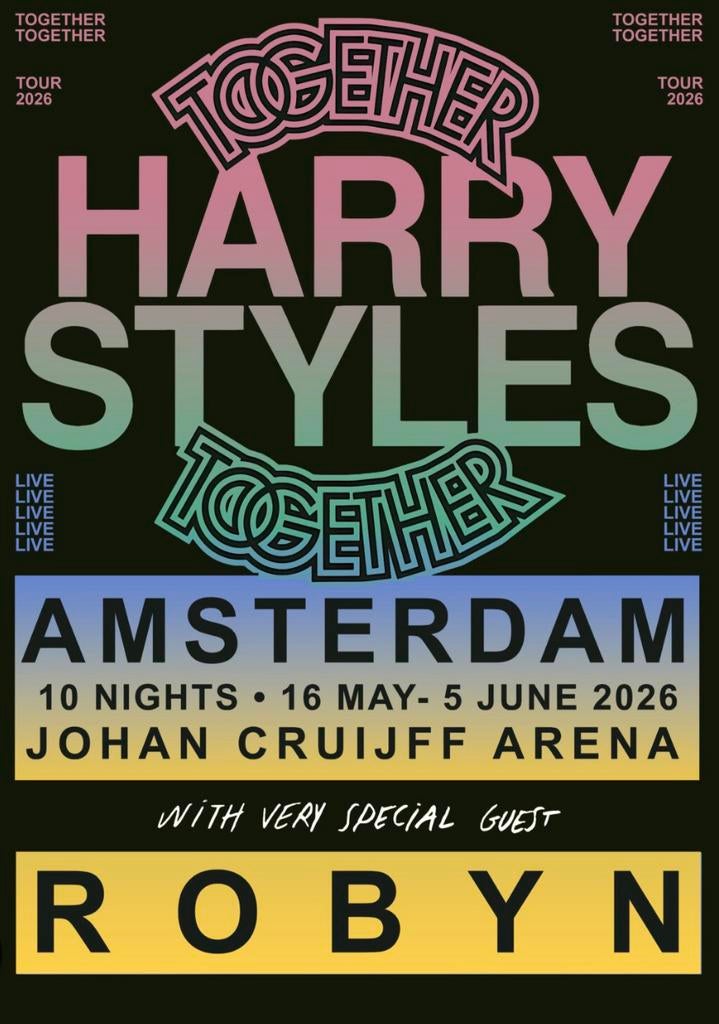 Harry Styles Together Together Tour Amsterdam, Drie personen of meer, Meerdaags