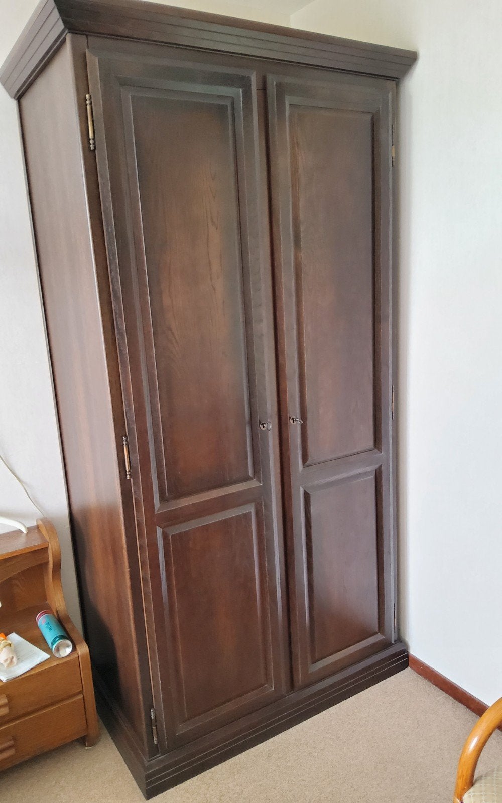 Hang legkast bruin, 212 hoog,100cm breed,662 cm diep, Huis en Inrichting, Kasten | Computermeubels, Ophalen, 170 cm of meer
