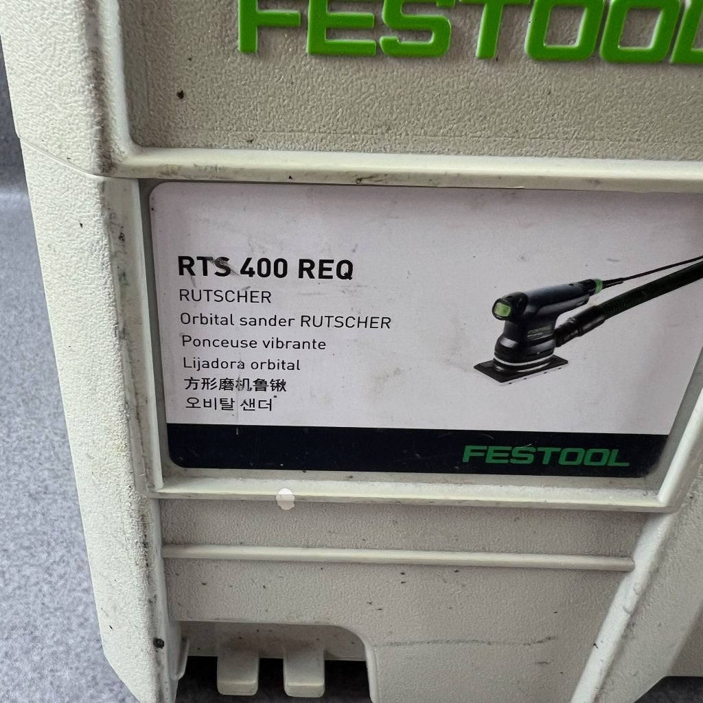 Festool DTCC400 Schuurmachine | in koffer | 407901, Ophalen of Verzenden, Gebruikt, Minder dan 600 watt, Vlakschuurmachine