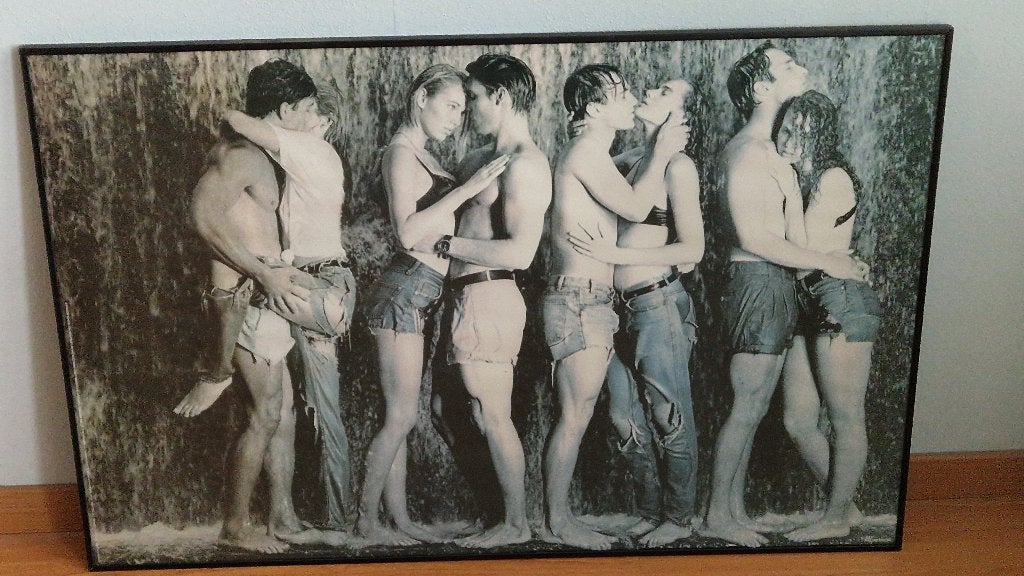 Fotolijst, Ophalen, Kunststof, Gebruikt, 50 tot 75 cm
