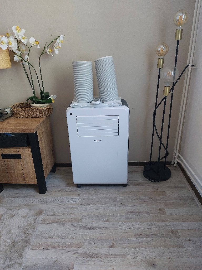 Koenic KAC115 mobiele airco  nieuwstaat, Witgoed en Apparatuur, Airco's, Ophalen, Minder dan 60 m³, 3 snelheden of meer, Zo goed als nieuw