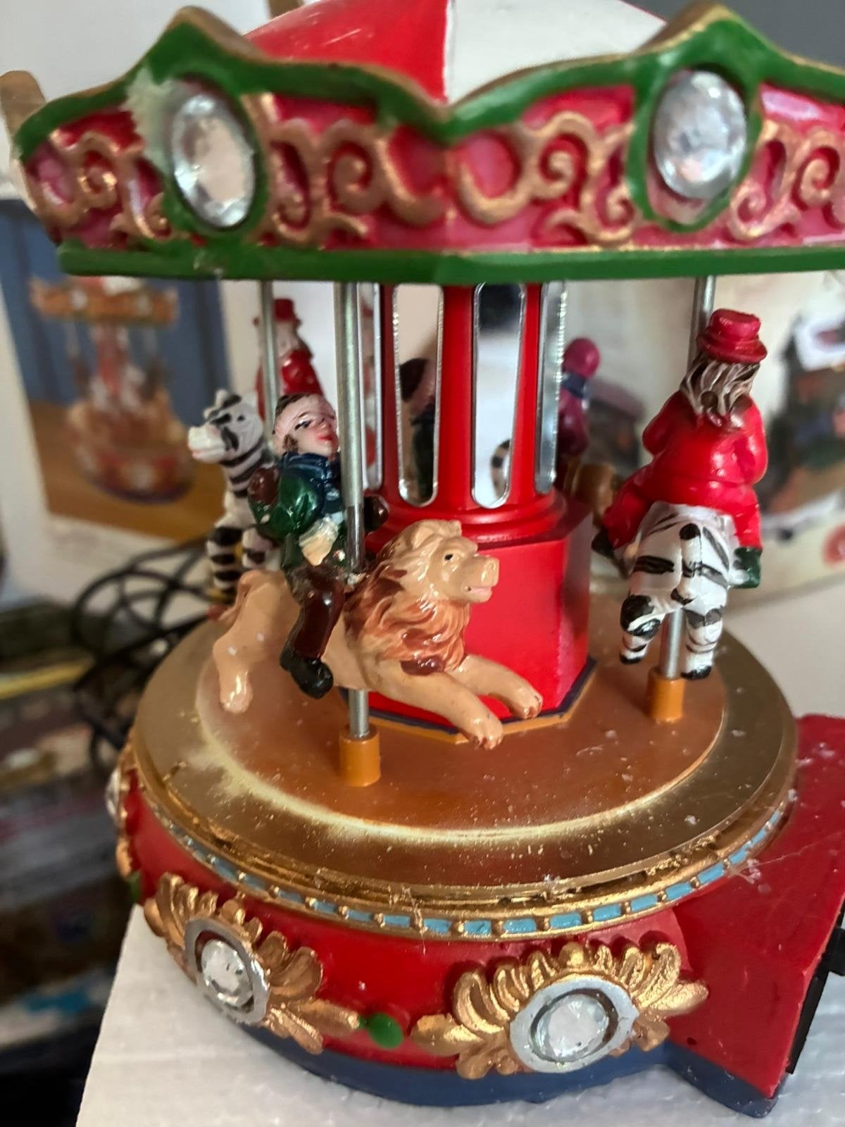 Draaimolen kerstdorp / Merry-go-Round, Diversen, Kerst, Ophalen of Verzenden, Zo goed als nieuw