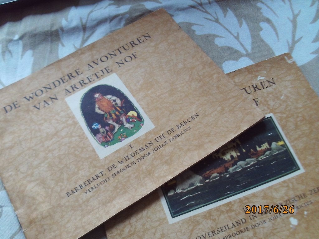 Wondere avonturen Arretje Nof dl I + II Calve Delft 1950 ea, Ophalen of Verzenden, Gelezen, Prentenboek