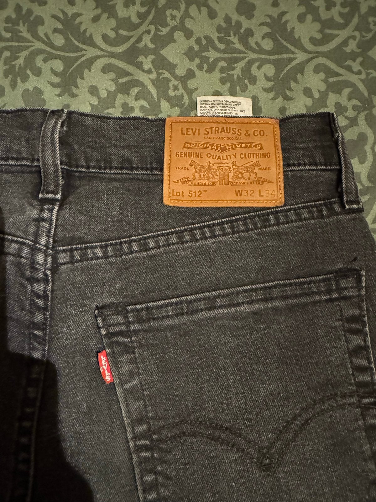 Levi's 512 Jeans W32 L32- As good as new, Ophalen of Verzenden, Zo goed als nieuw, Grijs, W32 (confectie 46) of kleiner