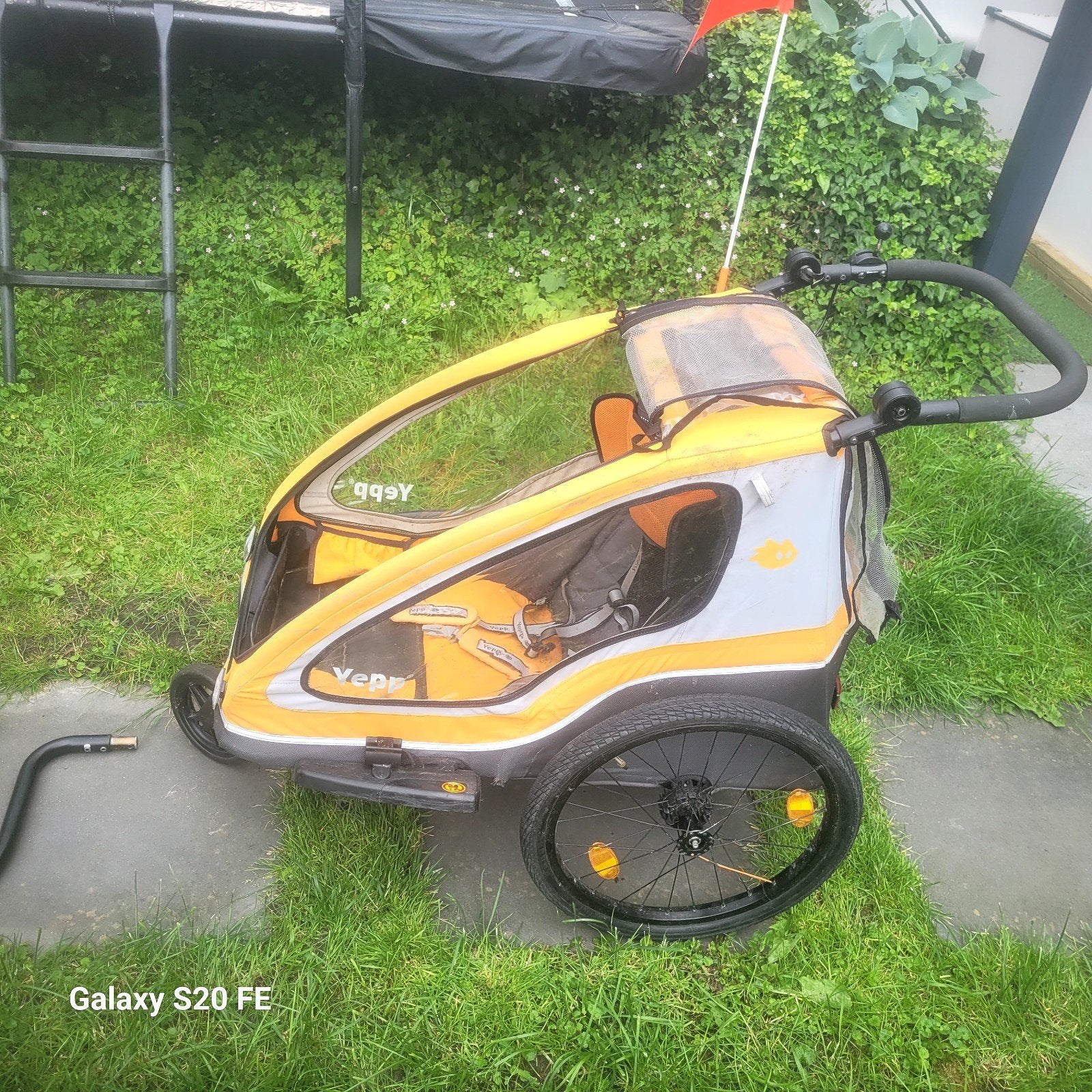 Gebruikte Yep fietskar en wandelwagen TEAB, Fietsen en Brommers, Ophalen, Gebruikt, Kinderkar