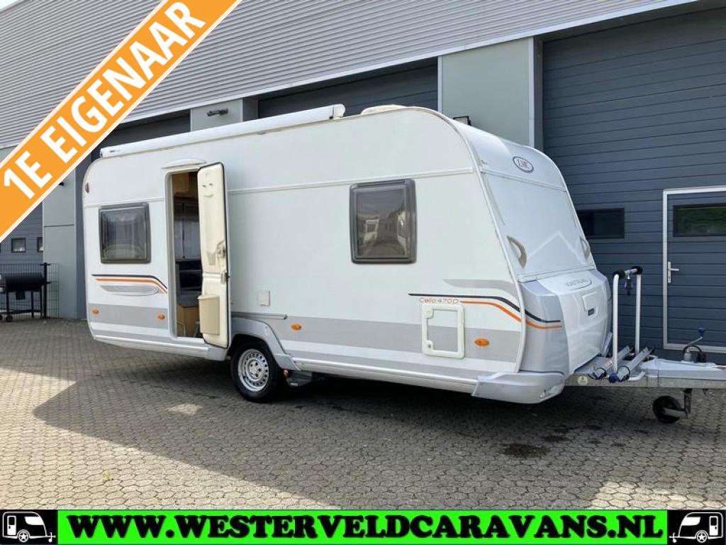 LMC Cello 470 D +MOVER +VOORTENT +LUIFEL & MAX 1300K, Caravans en Kamperen, Caravans, Rondzit, Schokbreker, Bedrijf, Overige typen