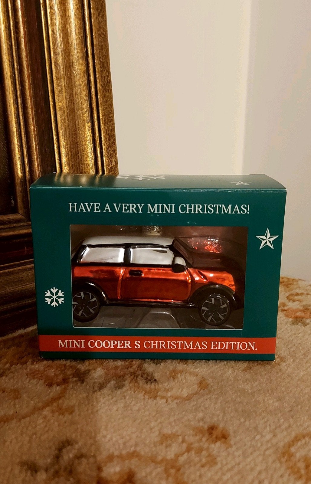 Originele Mini Cooper kerstbal, Diversen, Kerst, Ophalen of Verzenden, Nieuw