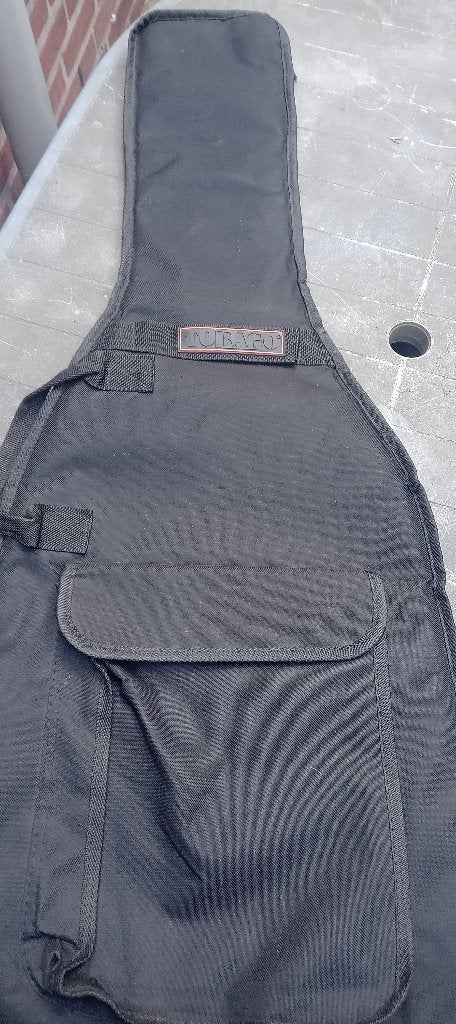 tas voor gitaar electrisch plus gitaarband groen, Muziek en Instrumenten, Ophalen of Verzenden, Zo goed als nieuw, Solid body