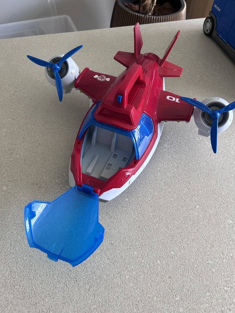 Paw Patrol air patroller vliegtuig, Ophalen, Gebruikt