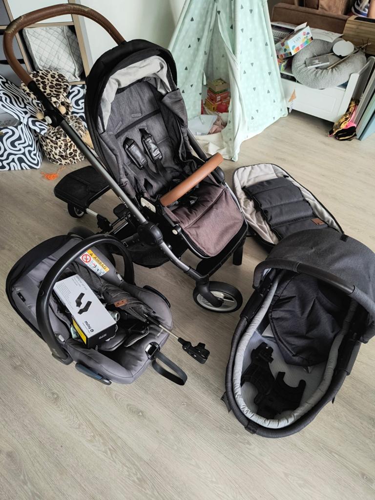 Kinderwagen Mutsy Evo Industrial, complete set, Ophalen, Gebruikt, Mutsy