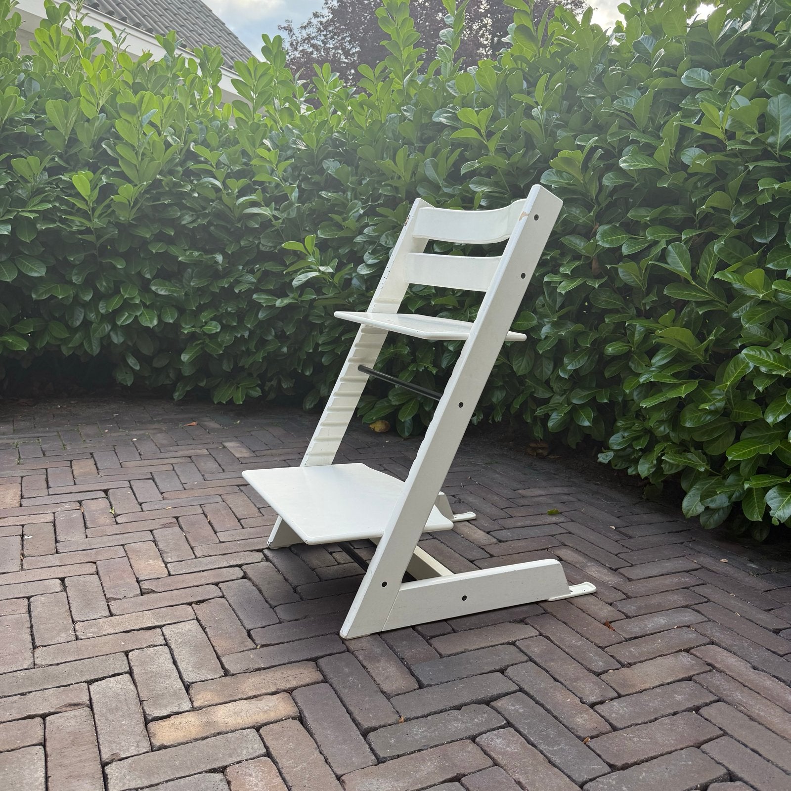 Stokke Tripp Trapp - wit, Ophalen, Gebruikt, Meegroeistoel, Aanschuifbaar