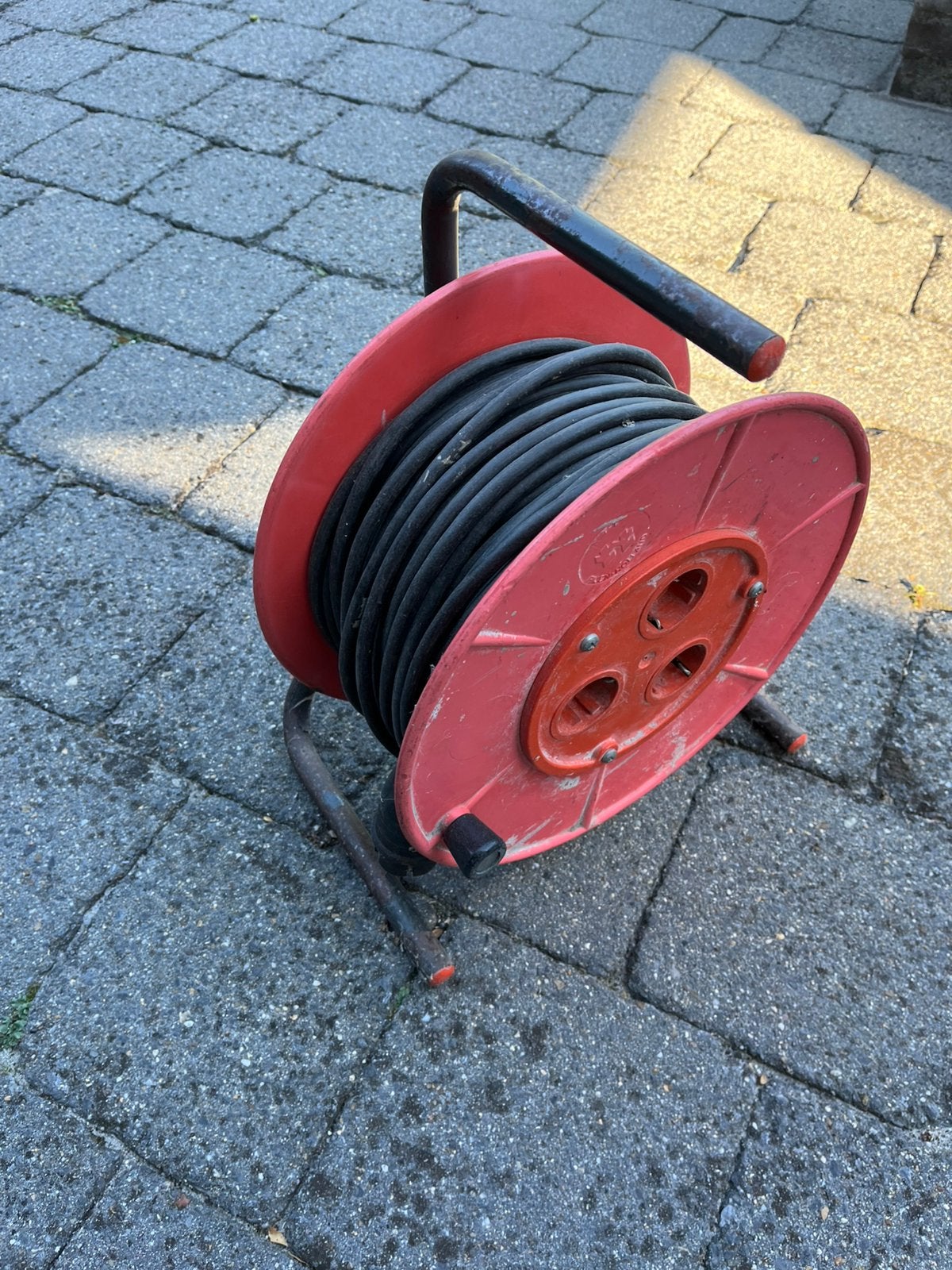 Kabelhaspel met 50 mtr kabel, Ophalen, Kabel of Snoer