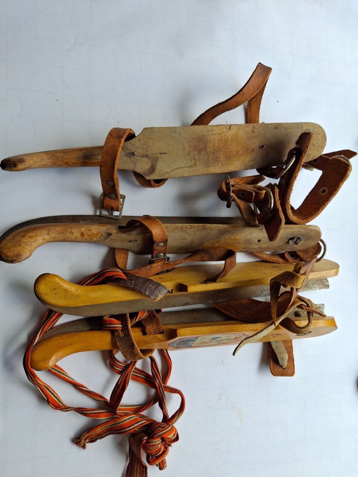 Houten schaatsen, Antiek en Kunst, Ophalen of Verzenden