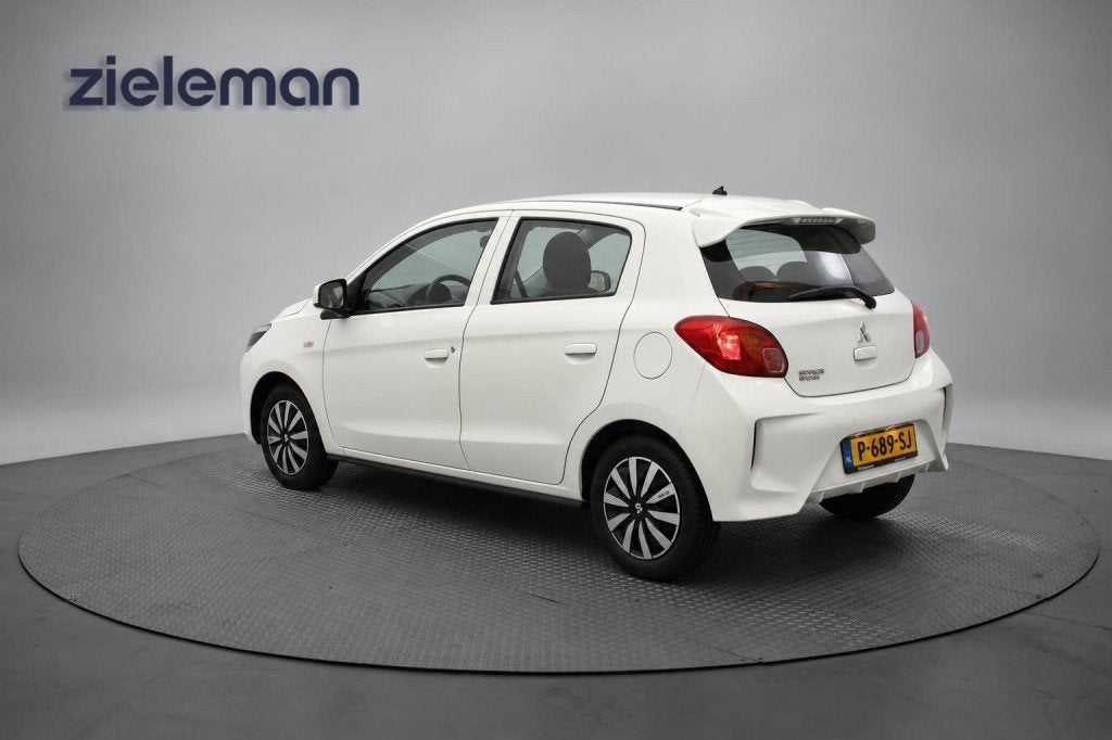Mitsubishi SPACE STAR 1.2 Cool+ - Carplay, Airco, DAB, Auto's, Gebruikt, Met garantie (alle), Wit, Bedrijf