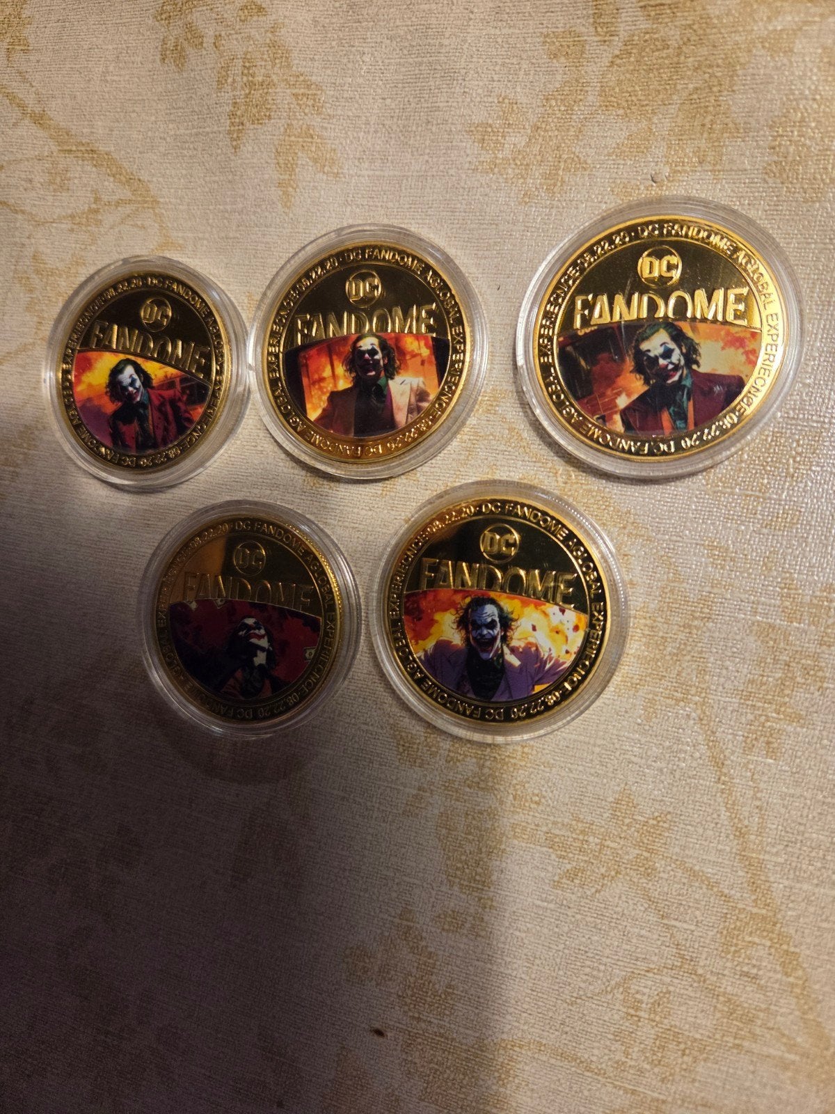 DC Fandome Joker Munten Collectie - 5 Stuks, Ophalen of Verzenden, Nieuw