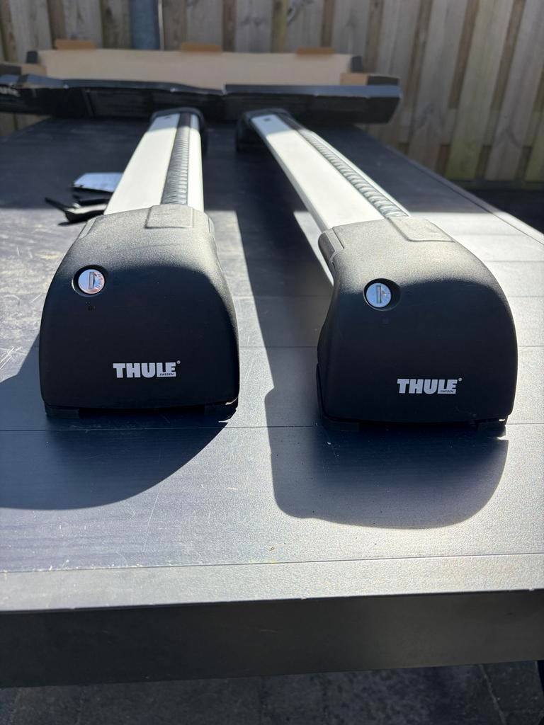 Thule Wingbar Edge dakdragers voor Opel Astra J ST, Auto diversen, Dakdragers, Ophalen, Gebruikt