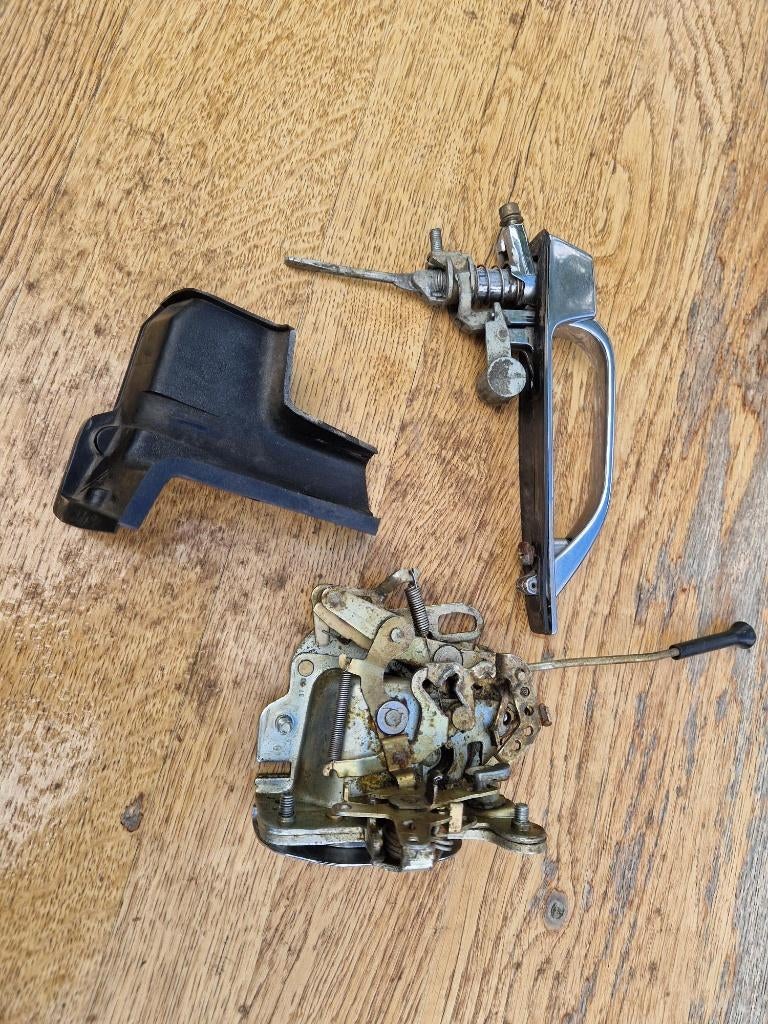 Mercedes W116 deurklink en deurslot, Auto-onderdelen, Ophalen of Verzenden, Gebruikt, Mercedes-Benz