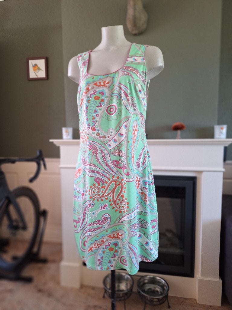 K- Design K Design zacht groen knoopjes jurk XXL, K-design, Verzenden, Maat 46/48 (XL) of groter, Zo goed als nieuw