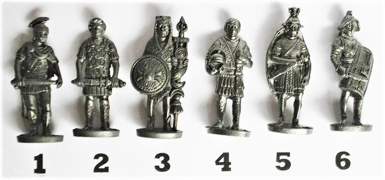 22ijk- Ferrero kinder surprise metal RÖMER romeinen serie 2, Ophalen of Verzenden, Zo goed als nieuw, Overige typen