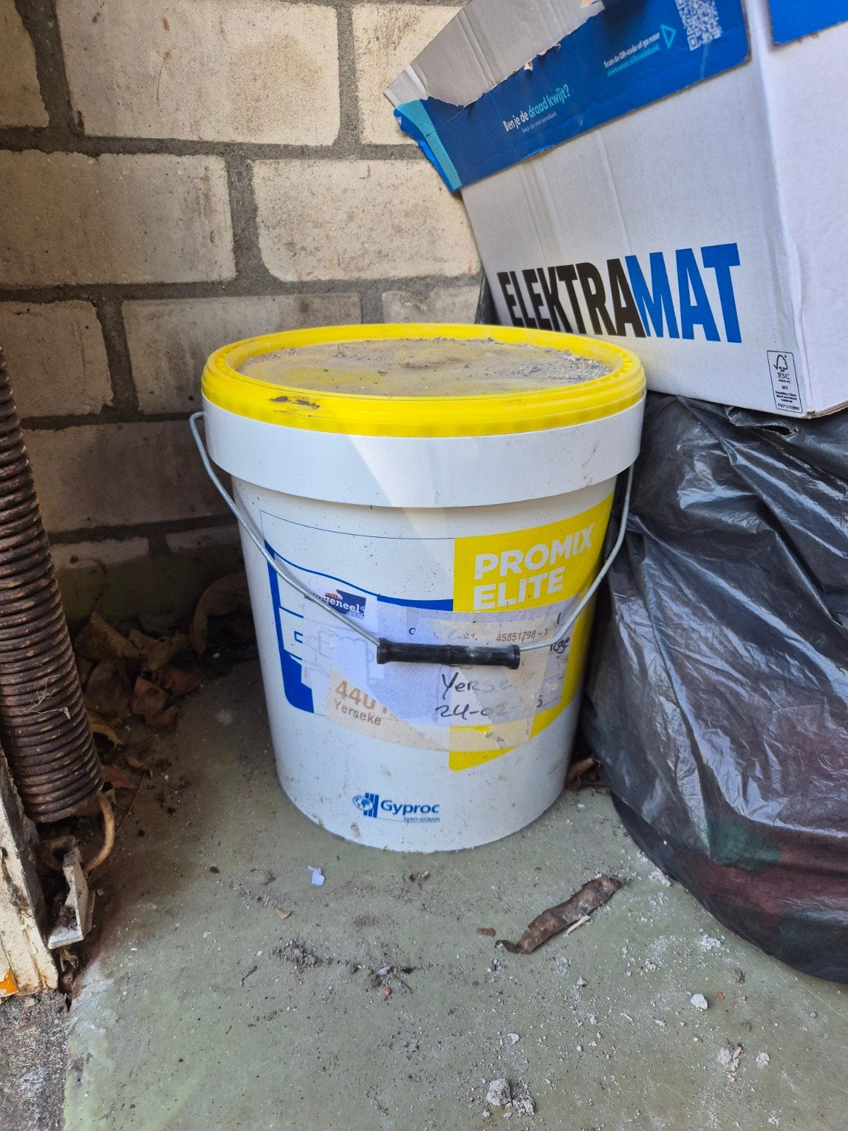 gyproc promix elite emmer 20kg NIEUW, 20 liter of meer, Ophalen, Nieuw, Wit