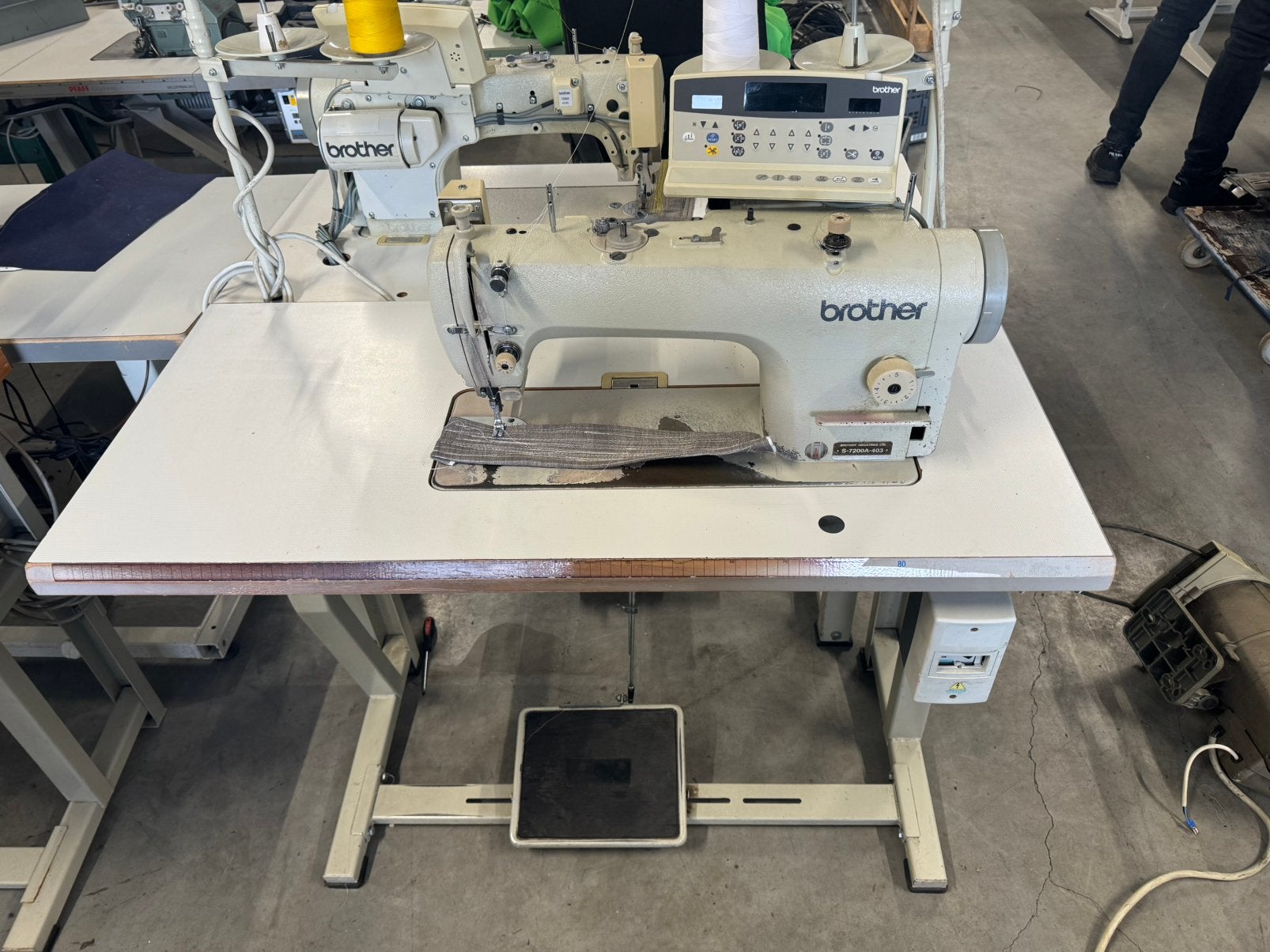 Industriele naaimachine brother automaat rechtstikker 220v, Gebruikt, Brother, Brother, Brother