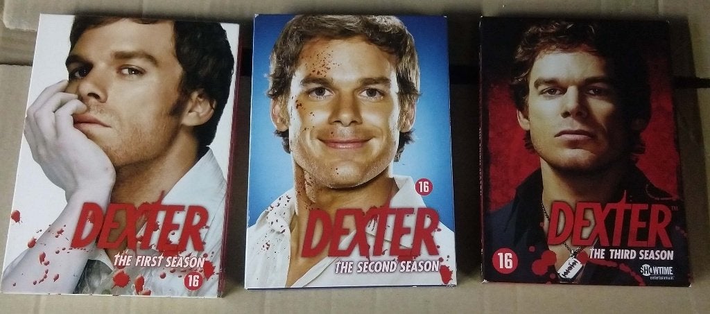 DVD 's Dexter Seizoen 1 + 2 + 3 - hoeft niet in 1 koop, Alle leeftijden, Ophalen of Verzenden, Zo goed als nieuw