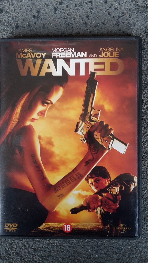 DVD Wanted met Angelina Jolie, Engels, Vanaf 16 jaar, Nederlands, Ophalen of Verzenden