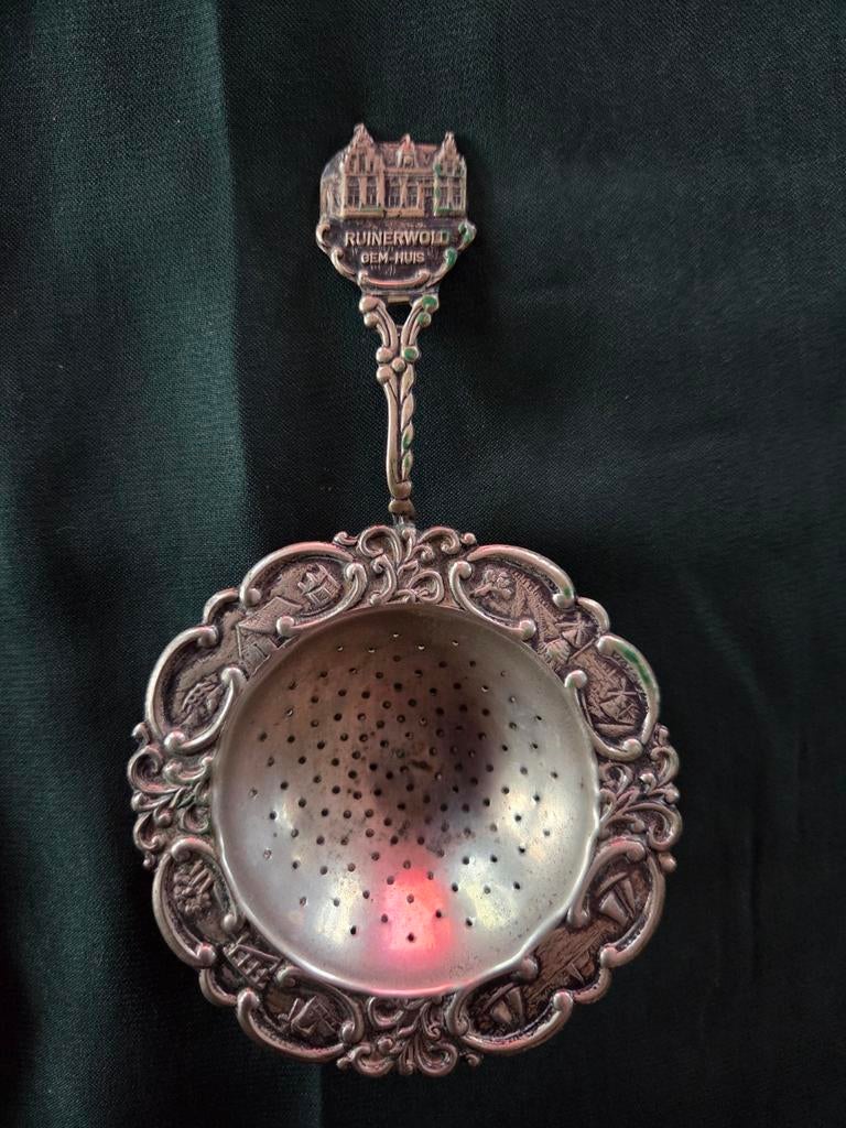 Antiek Zilveren Theezeef Ruinerwold Gem. Huis, Antiek en Kunst, Ophalen, Zilver