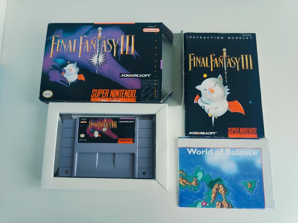 Final Fantasy III Compleet SNES Super Nintendo, Nintendo, Nintendo, Nintendo, 1 speler
