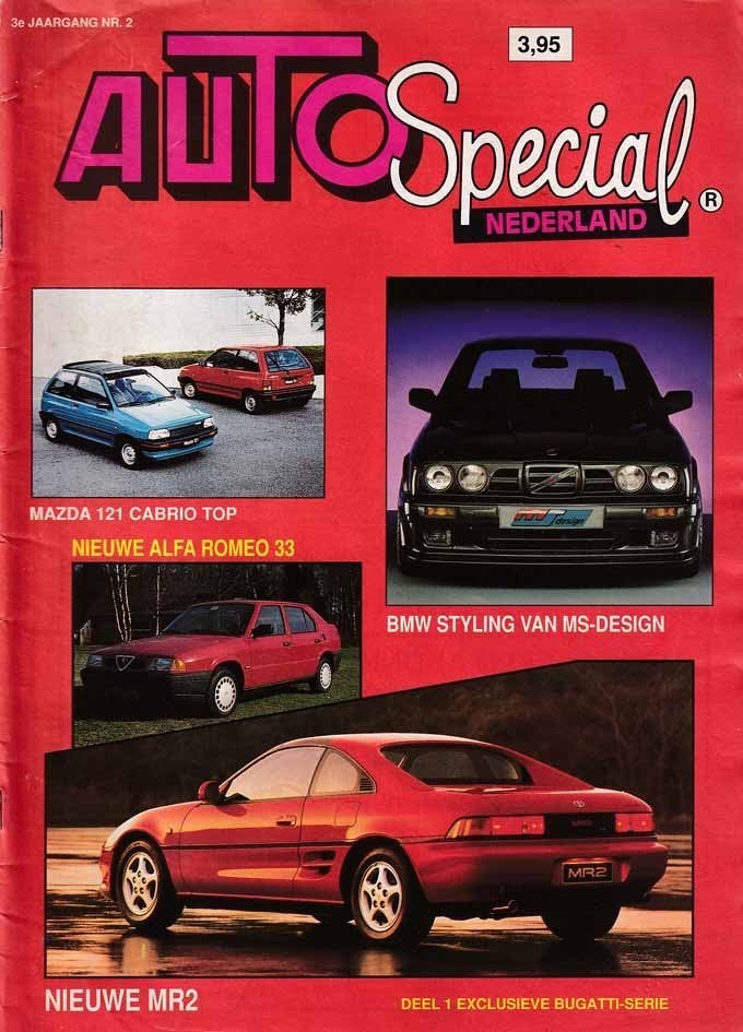 Autospecial 2 1989 : Toyota MR2 2.0 GTi 16 - Mazda MX-5, Ophalen of Verzenden, Gelezen, Algemeen