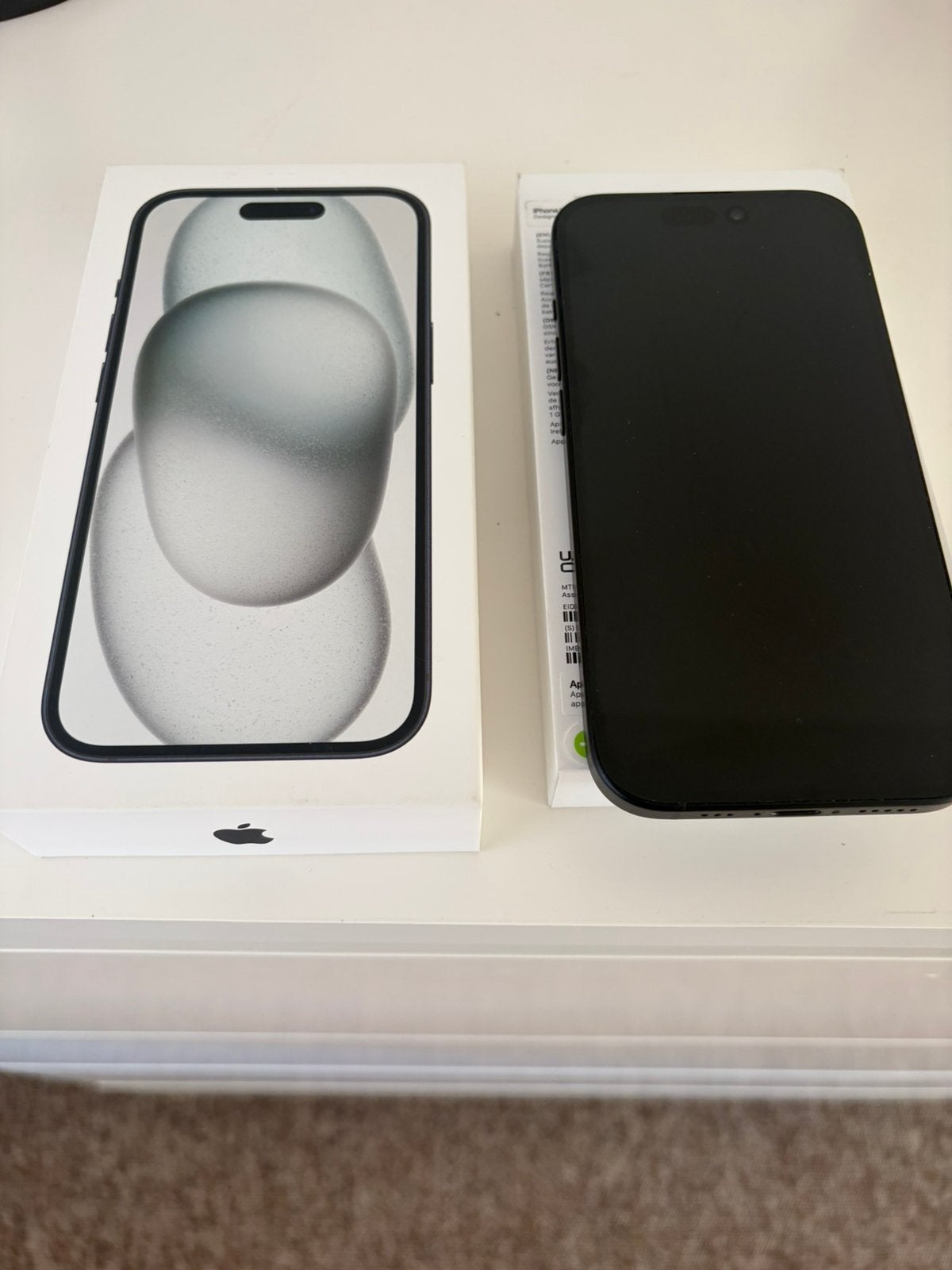 Iphone 15 128Gb in nieuwstaat, Telecommunicatie, Mobiele telefoons | Apple iPhone, Ophalen, 128 GB, IPhone 15, Zwart