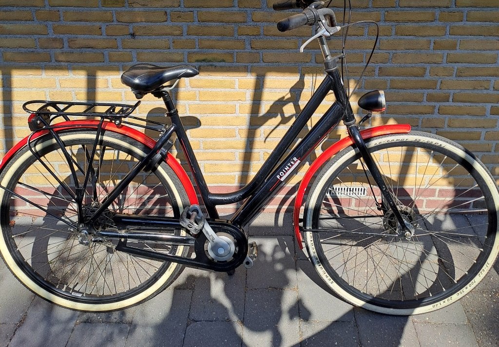 Dames fiets 28 inch pointer 5 jaar oud, Gebruikt, Velgrem, 47 tot 50 cm, Versnellingen