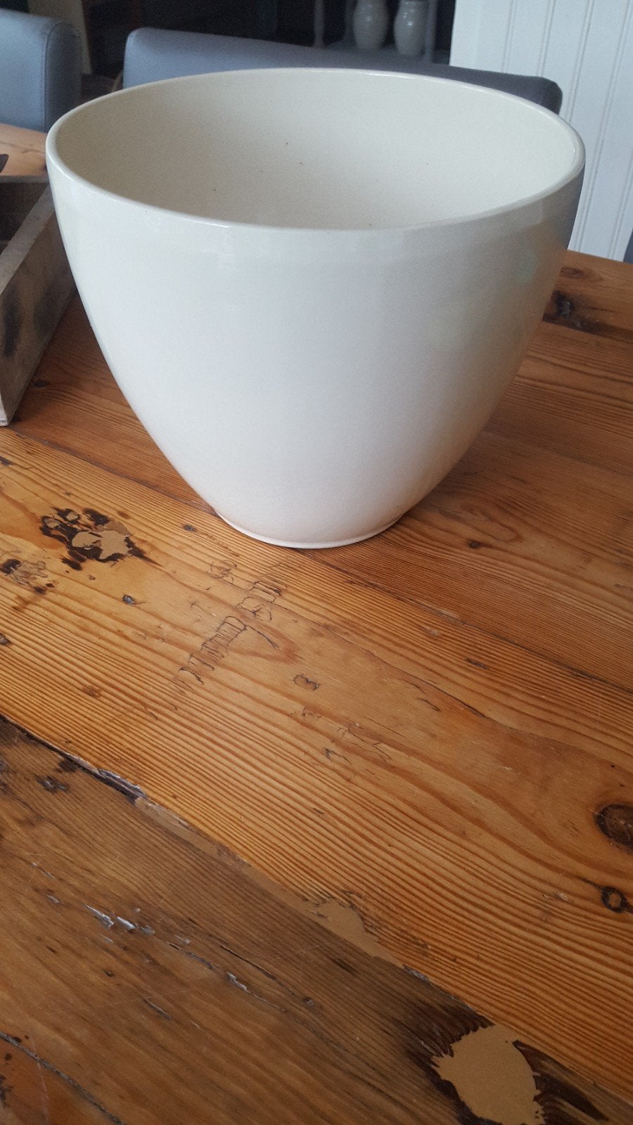 4 dezelfde grote bloempotten voor binnen., Rond, Binnen, Zo goed als nieuw, Minder dan 40 cm