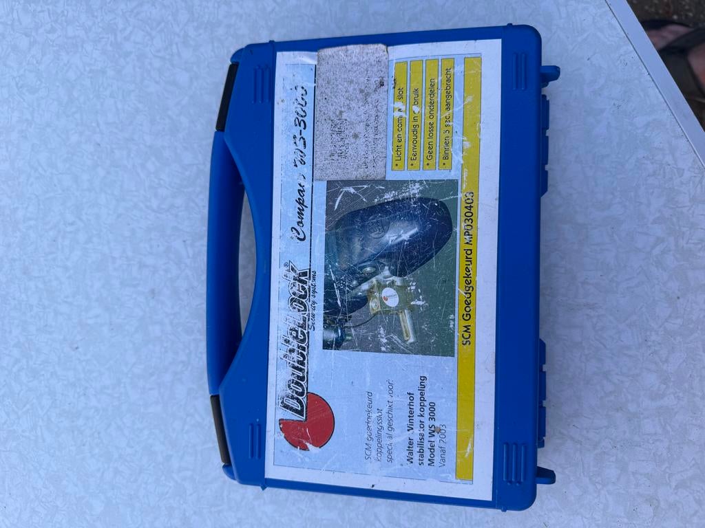 SCM Goedgekeurd Disselslot DoubleLock WS-3000, Ophalen, Gebruikt