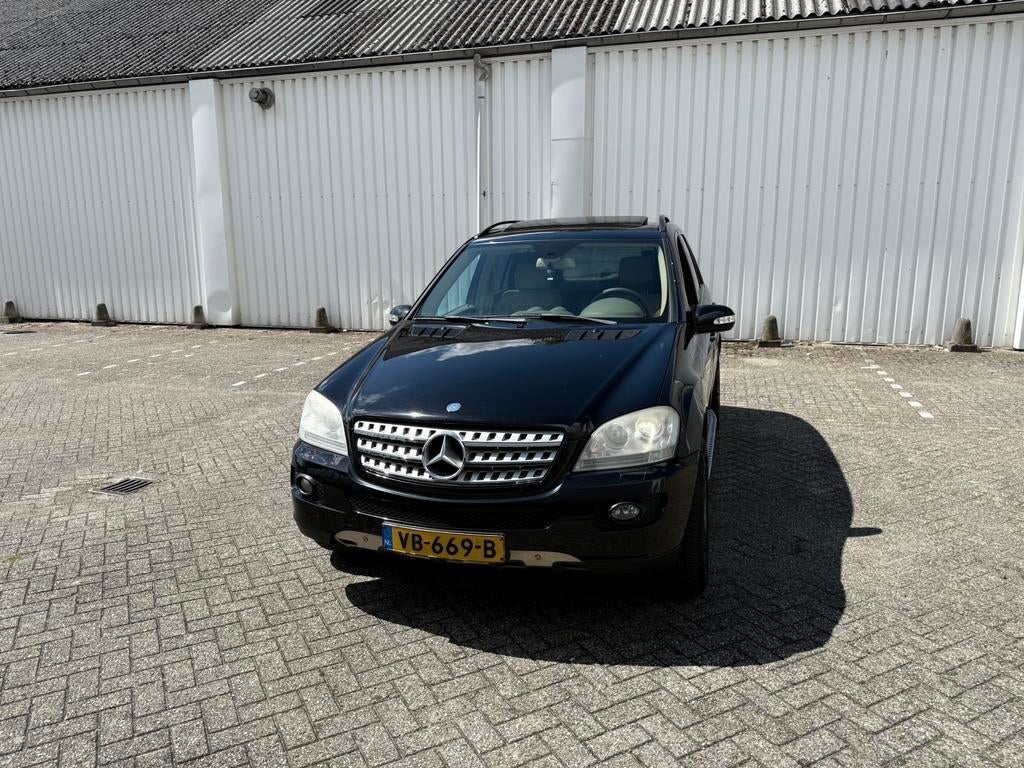 Mercedes ML420CDI Grijskenteken, Auto's, Bestelauto's, Particulier, Mercedes-Benz, Diesel, Automaat, Origineel Nederlands, Zwart