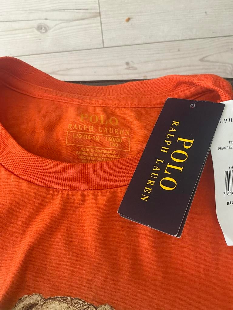Ralph lauren polo bear t shirt L ( kinderen), Ophalen of Verzenden, Nieuw