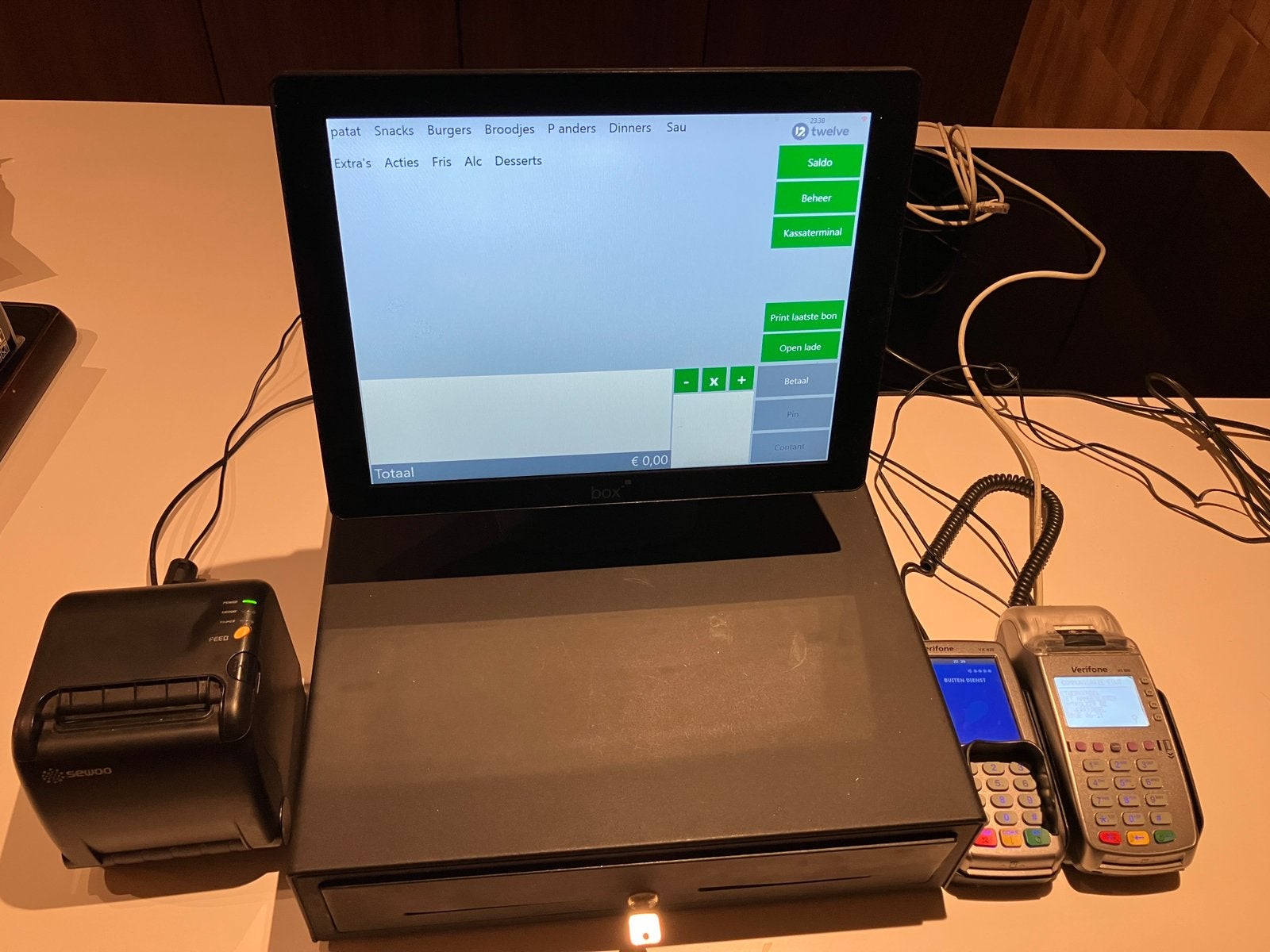 Complete Kassasysteem met Pinautomaten en Bonprinter, Zakelijke goederen, Ophalen of Verzenden