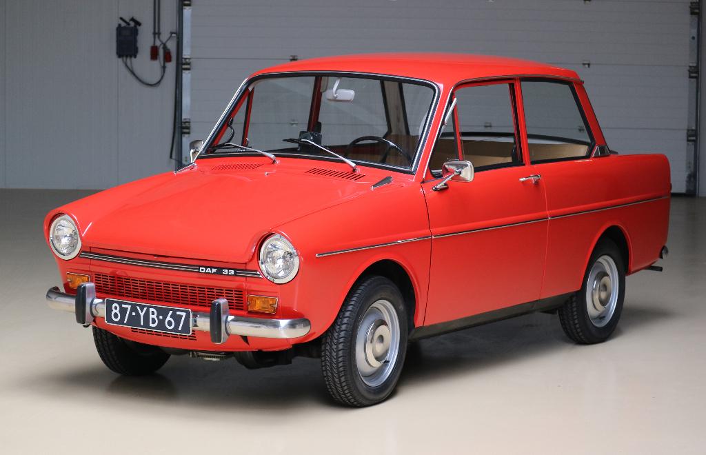 DAF 33 0.7 Comfort AUT 1973 Rood, Achterwielaandrijving, Beige, 4 stoelen, 746 cc