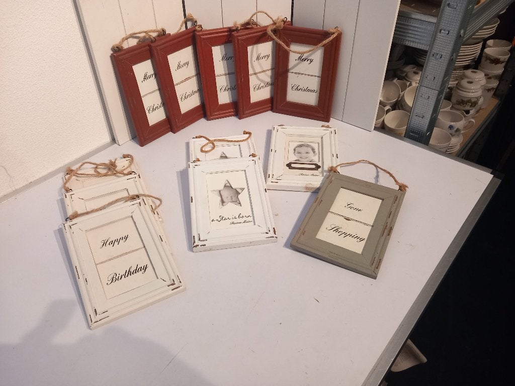 Riviera Maison Mini tekst lijstjes., Minder dan 50 cm, Gebruikt, Ophalen of Verzenden, Minder dan 50 cm
