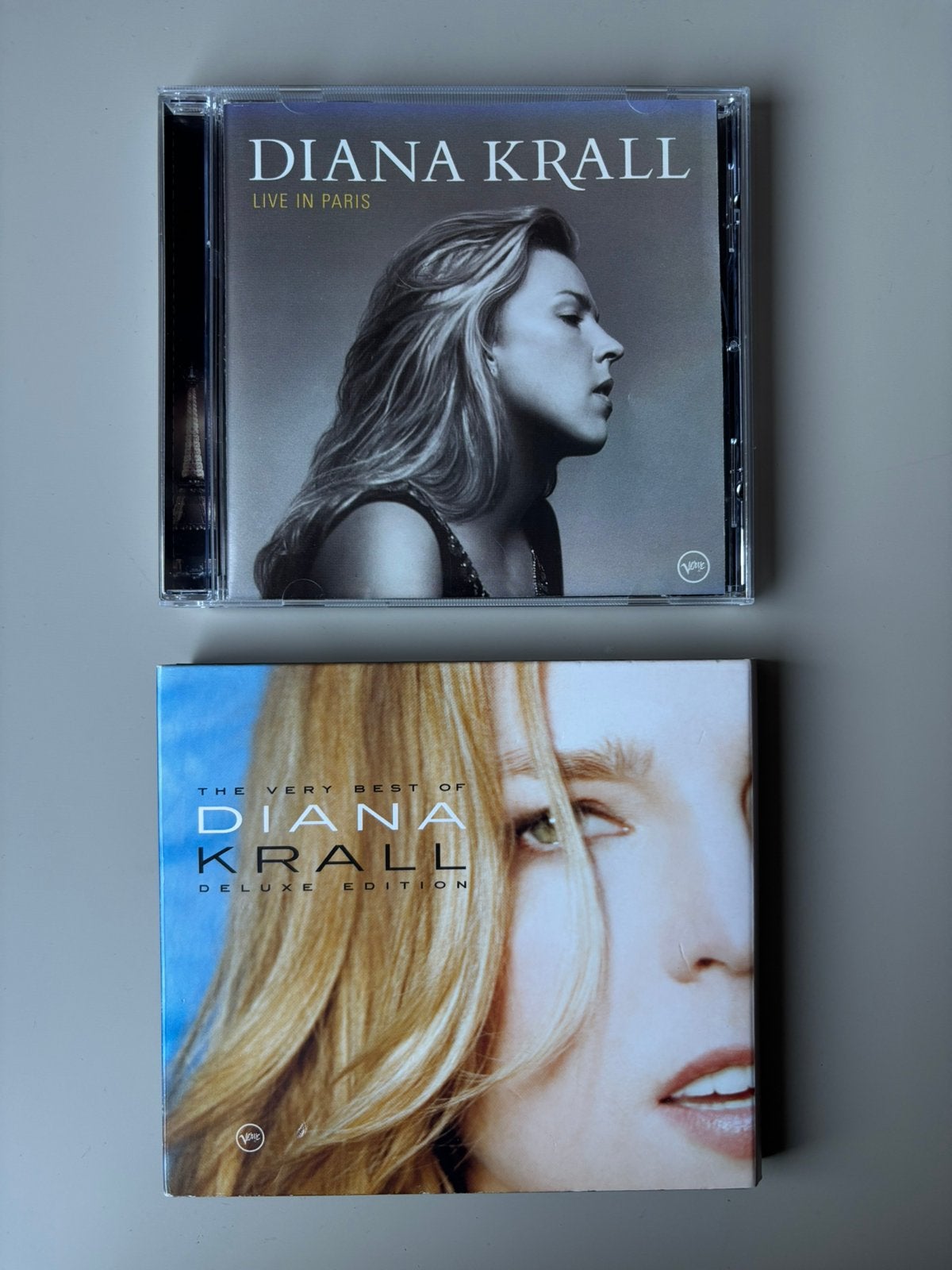 2X CD Diana Krall - Live Paris & Best Of (bundel), Ophalen of Verzenden, Zo goed als nieuw, Jazz