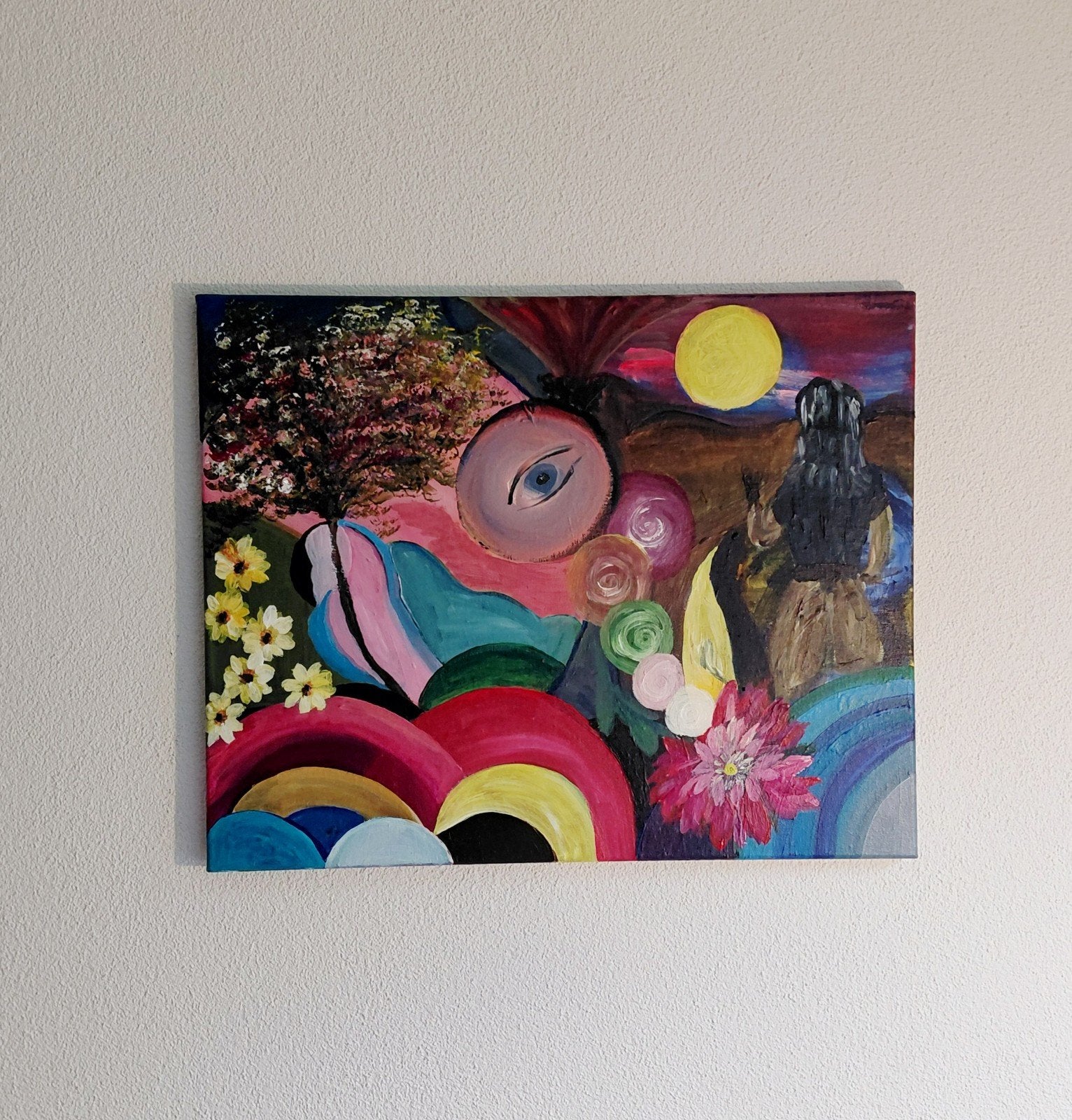 Schilderij "Different" 50x50, Ophalen of Verzenden