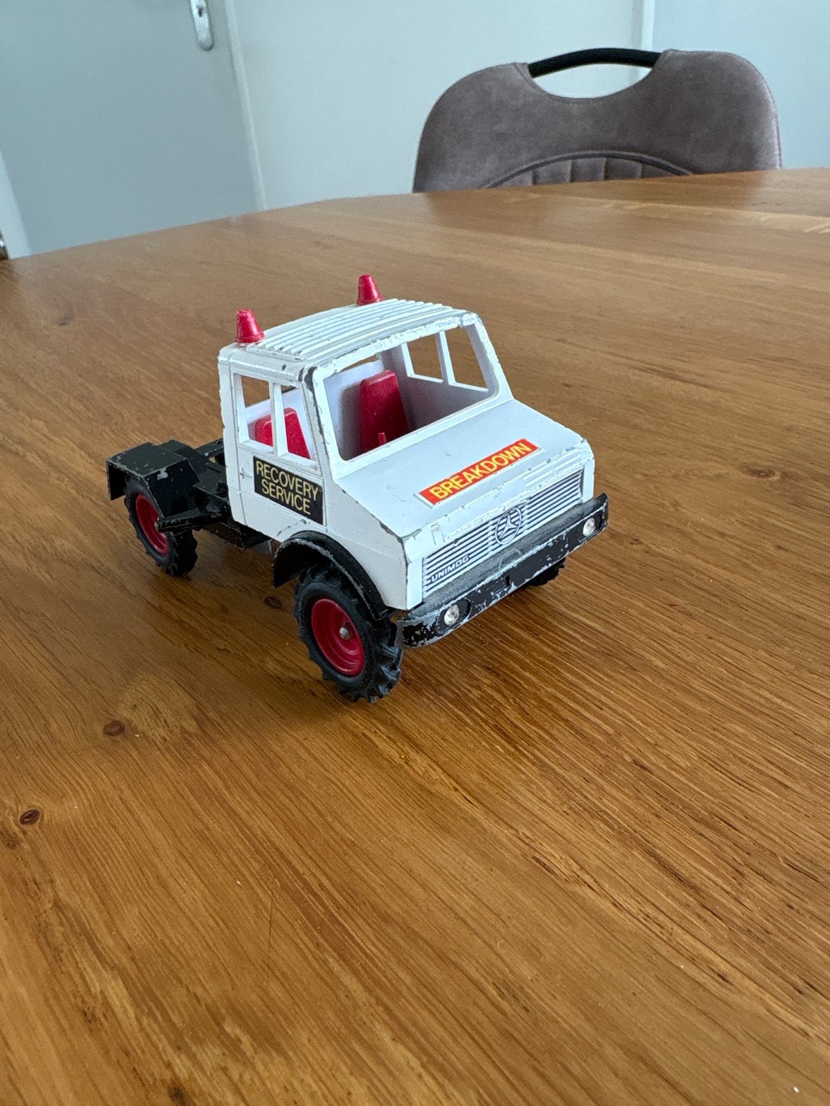 Vintage Britains Ltd Unimog Sleepwagen 1975, Ophalen of Verzenden, Gebruikt