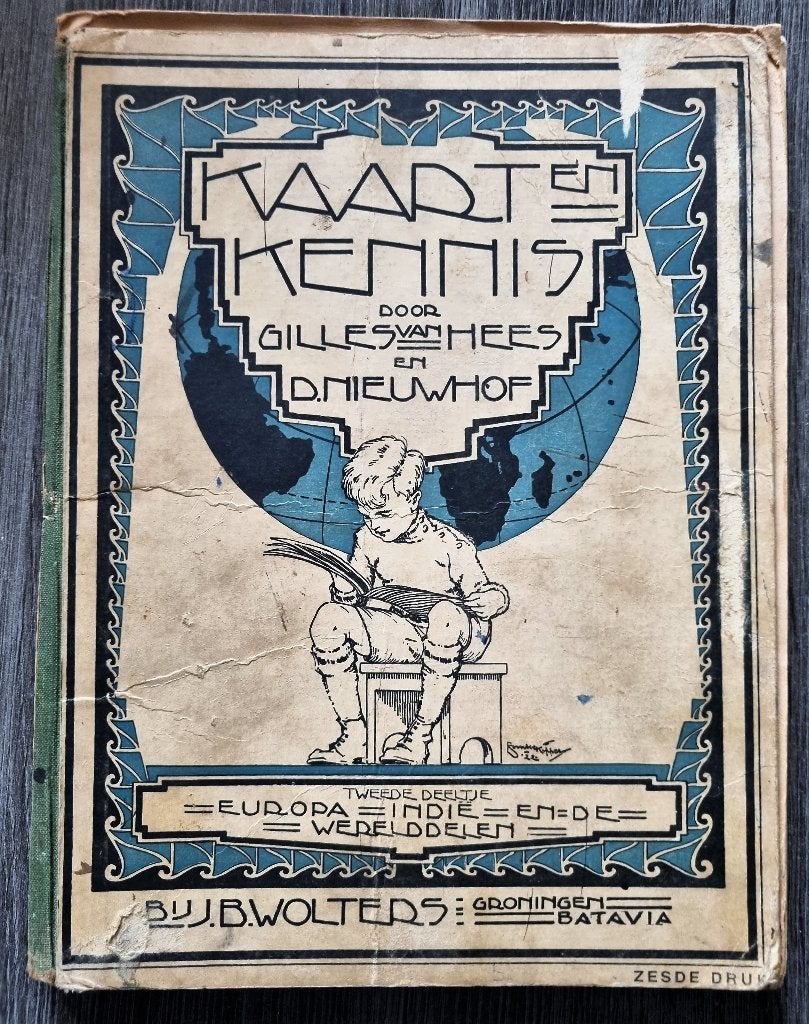 Kaart en Kennis , aardrijkskunde voor de lagere school, Ophalen of Verzenden, Van Hees en Nieuwhof, Overige niveaus, Aardrijkskunde